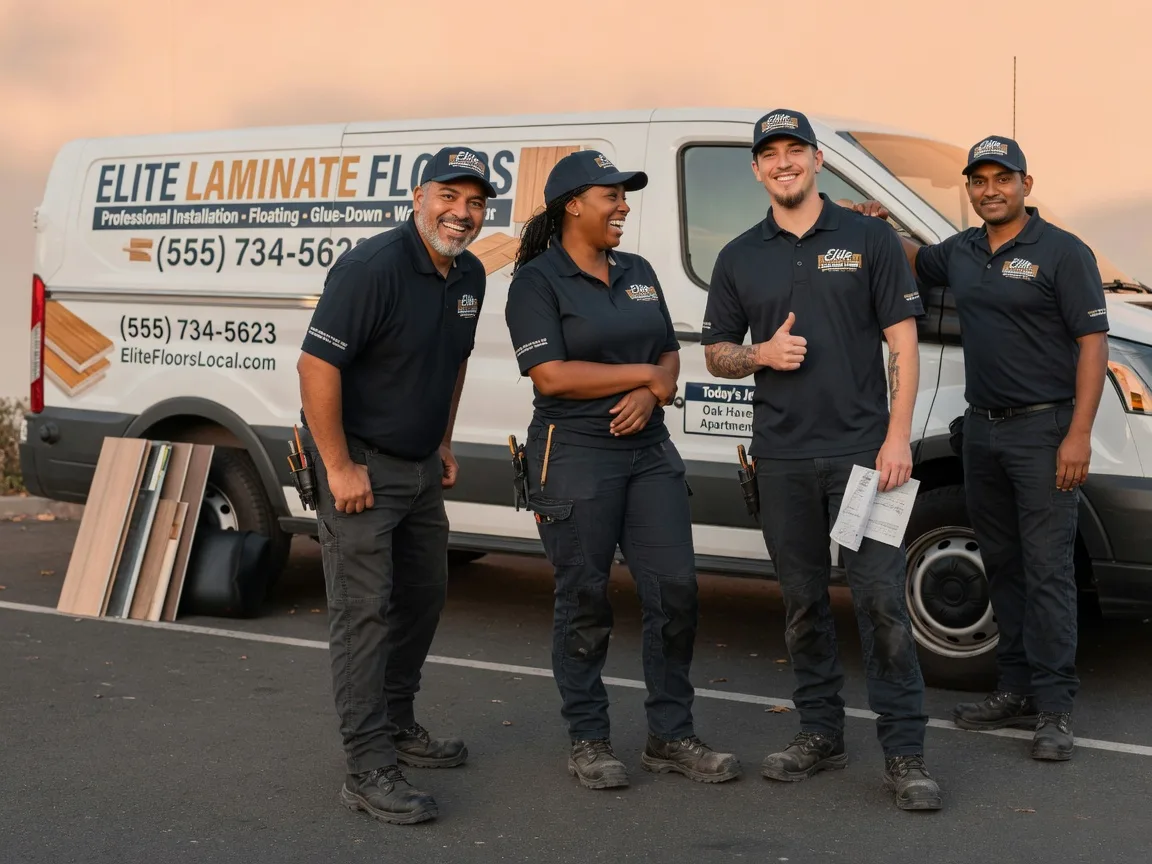 Laminate flooring installation company in Polk, OH